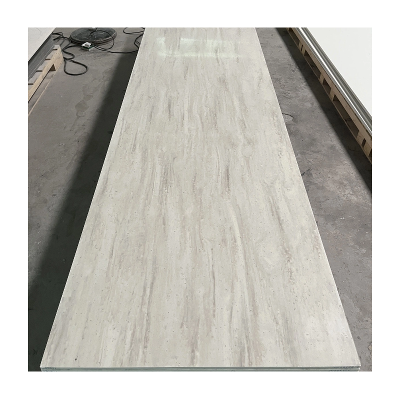 Construction Materials Thick Artificial Stone White Marble Panel Big Slab Modified Pure Acrylic Solid Surface Sheet for Countertops