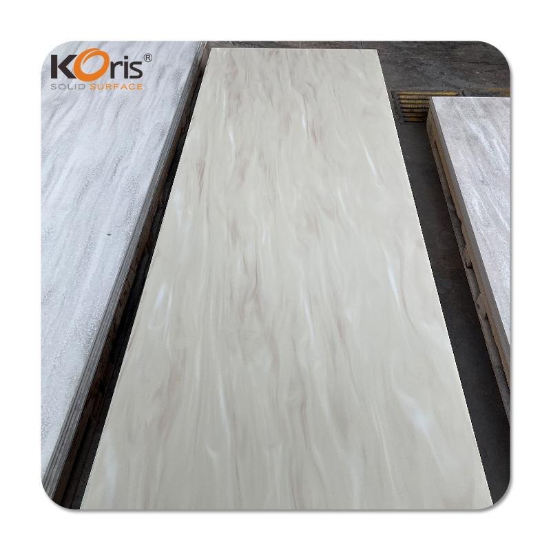solid surface decorative panel Artificial marble types