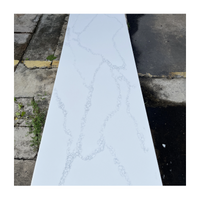2025 Dreamy Dark White Marble Slab for Home Villa Apartment Kitchen Island Table Room Interiors Decoration