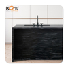 Artificial stone type decorative stones kitchen island black