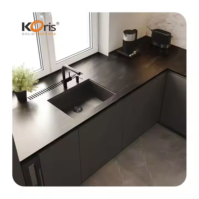 bentchtop countertop tops table top solid surface board Seamless stone countertop