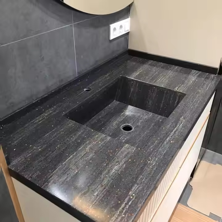 Scratch-resistant basin sink solid surfacing acrylic solid marble solid surface