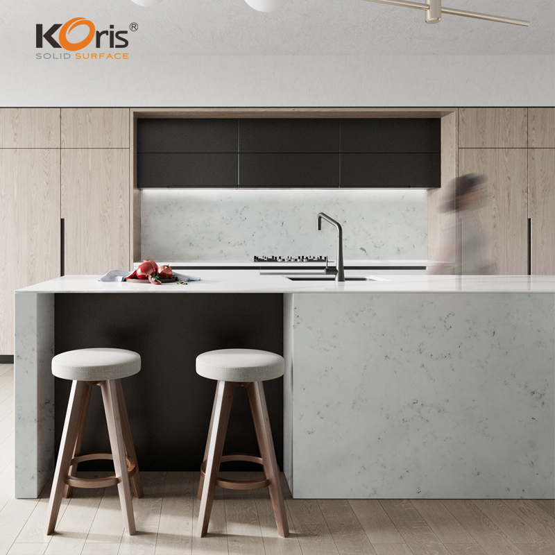 acrylic-modified polyester solid surface polished countertop