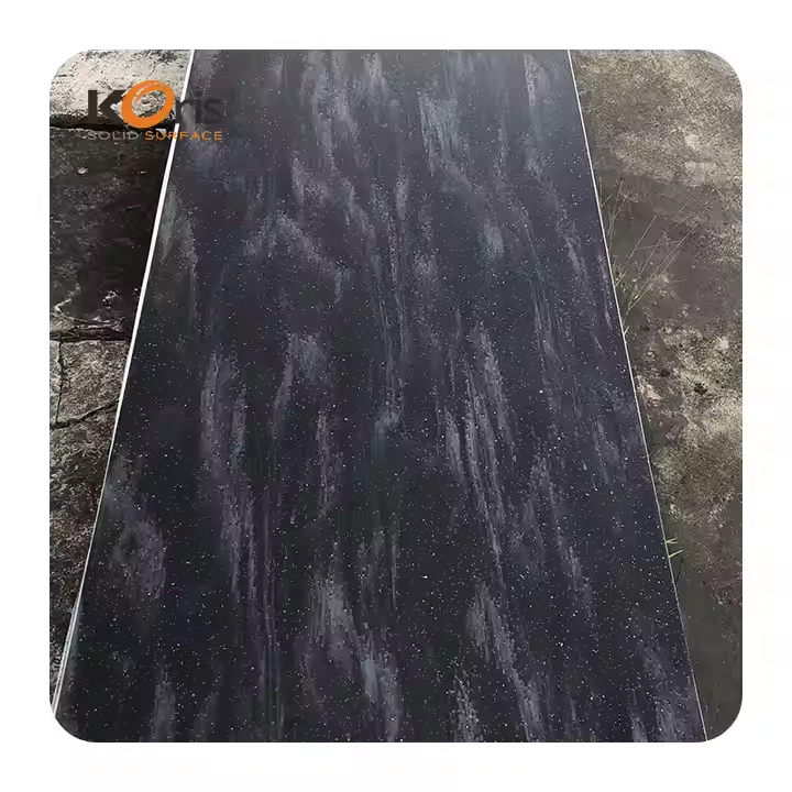 Solid surface composite marble top dining table marble table