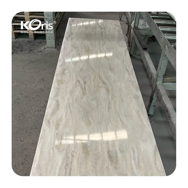 kitchen countertops thickness 12mm artificial stone Pmma stone resin stone wide sheets