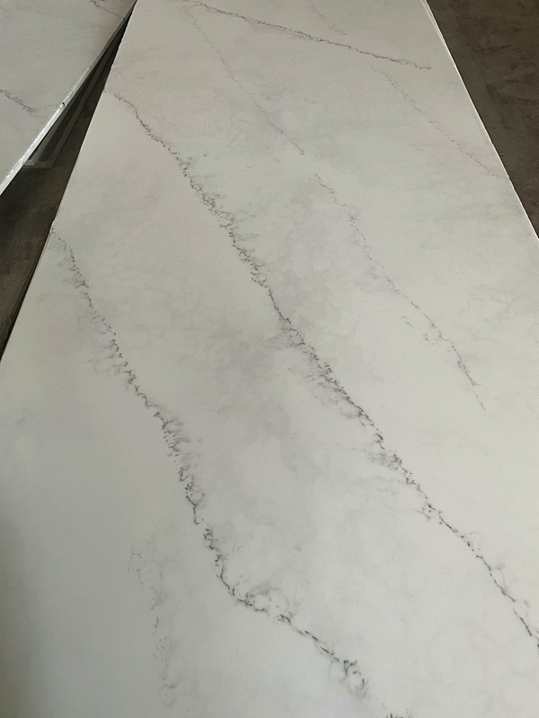 acrylic solid surface countertops pros cons faux marble slabs