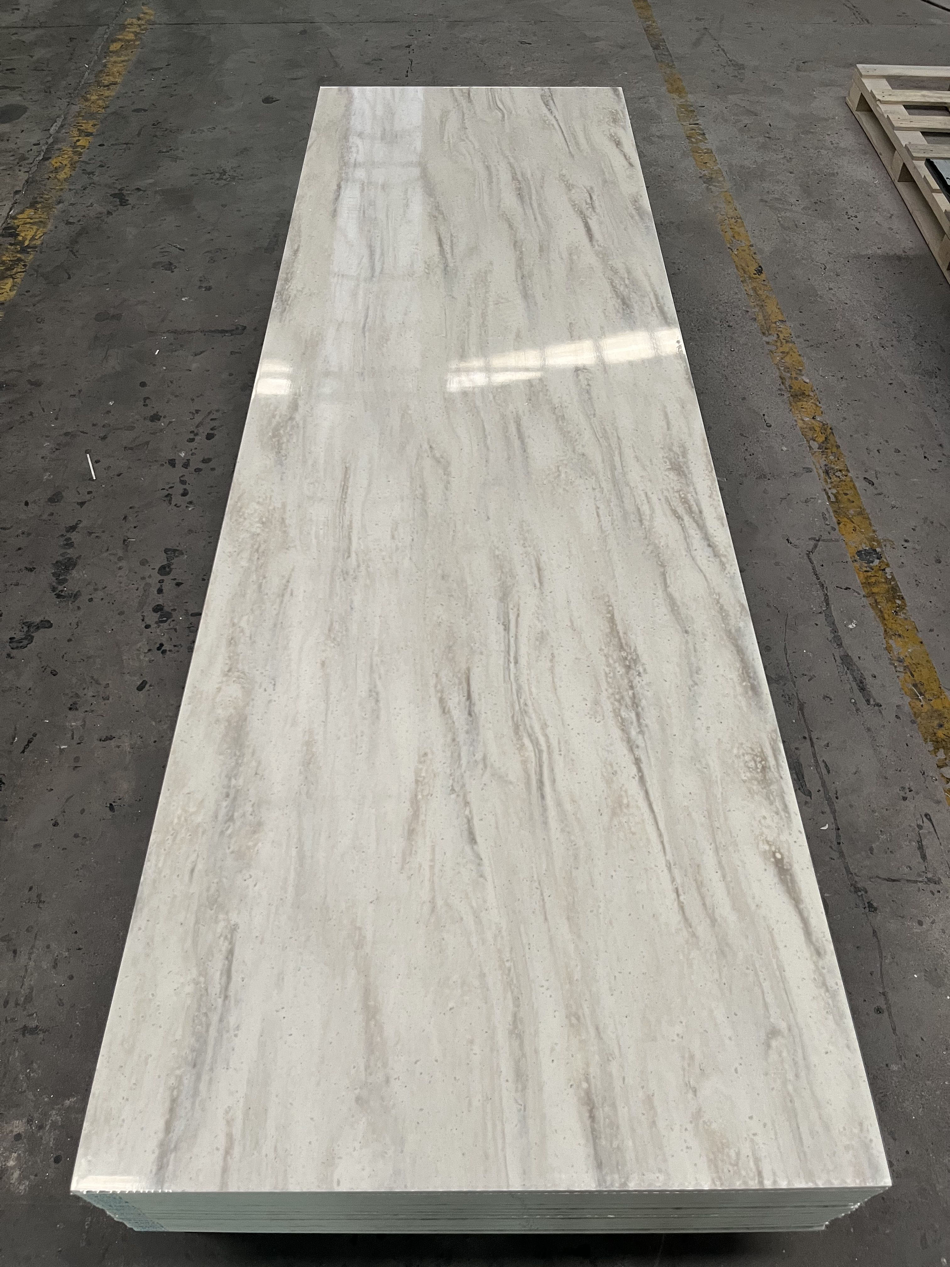 Factory Custom Hanex White Color Acrylic Solid Surface Sheets Production Line Made Solid Surface Countertop