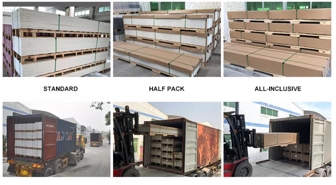 solid surface sheets Packing 