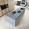 black solid surface counter top
