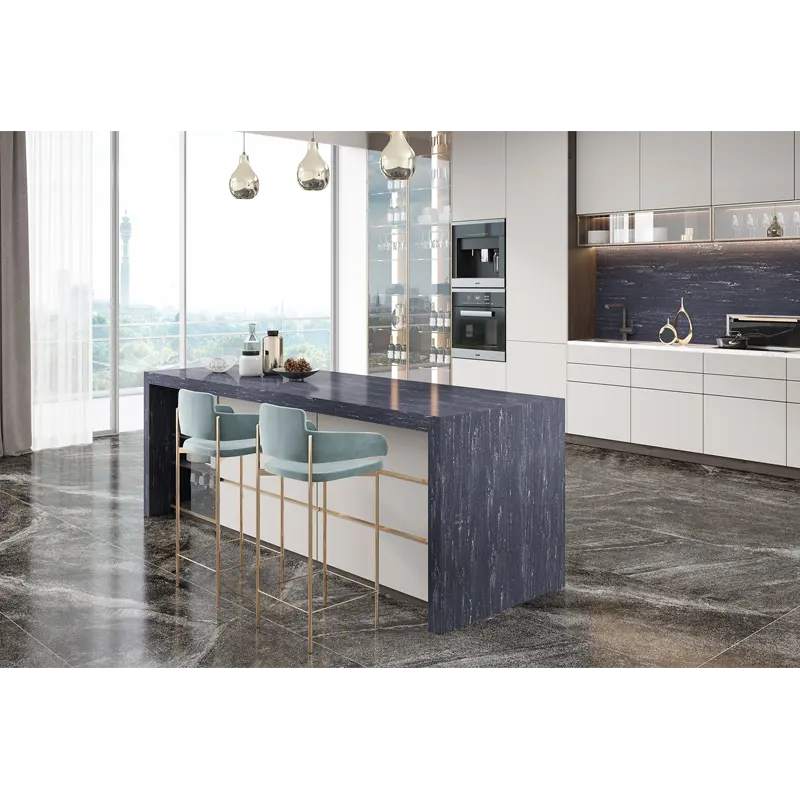 kitchen island waterproof solid surface counterops 20mm thick solid surface
