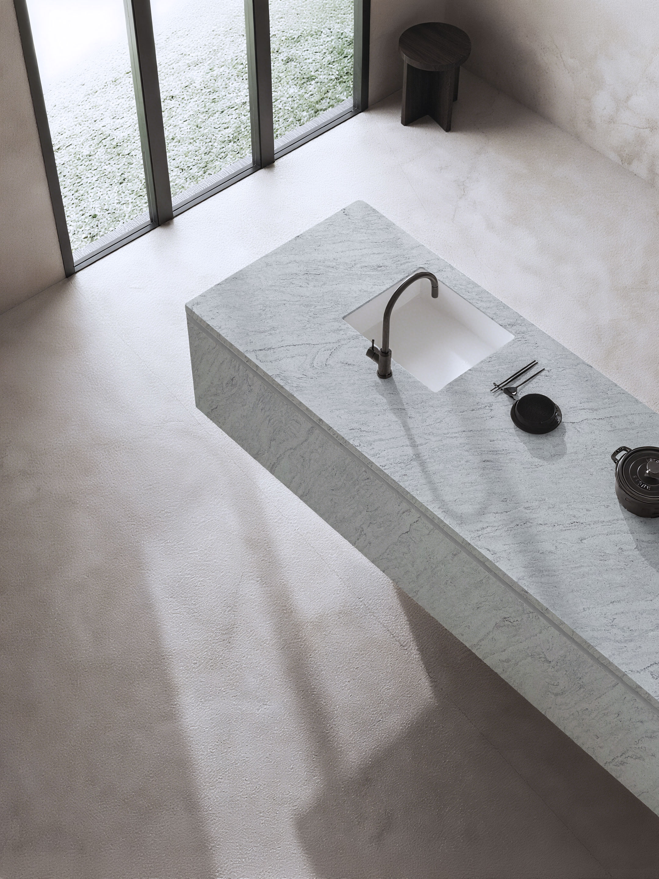 new solid surface counter top 