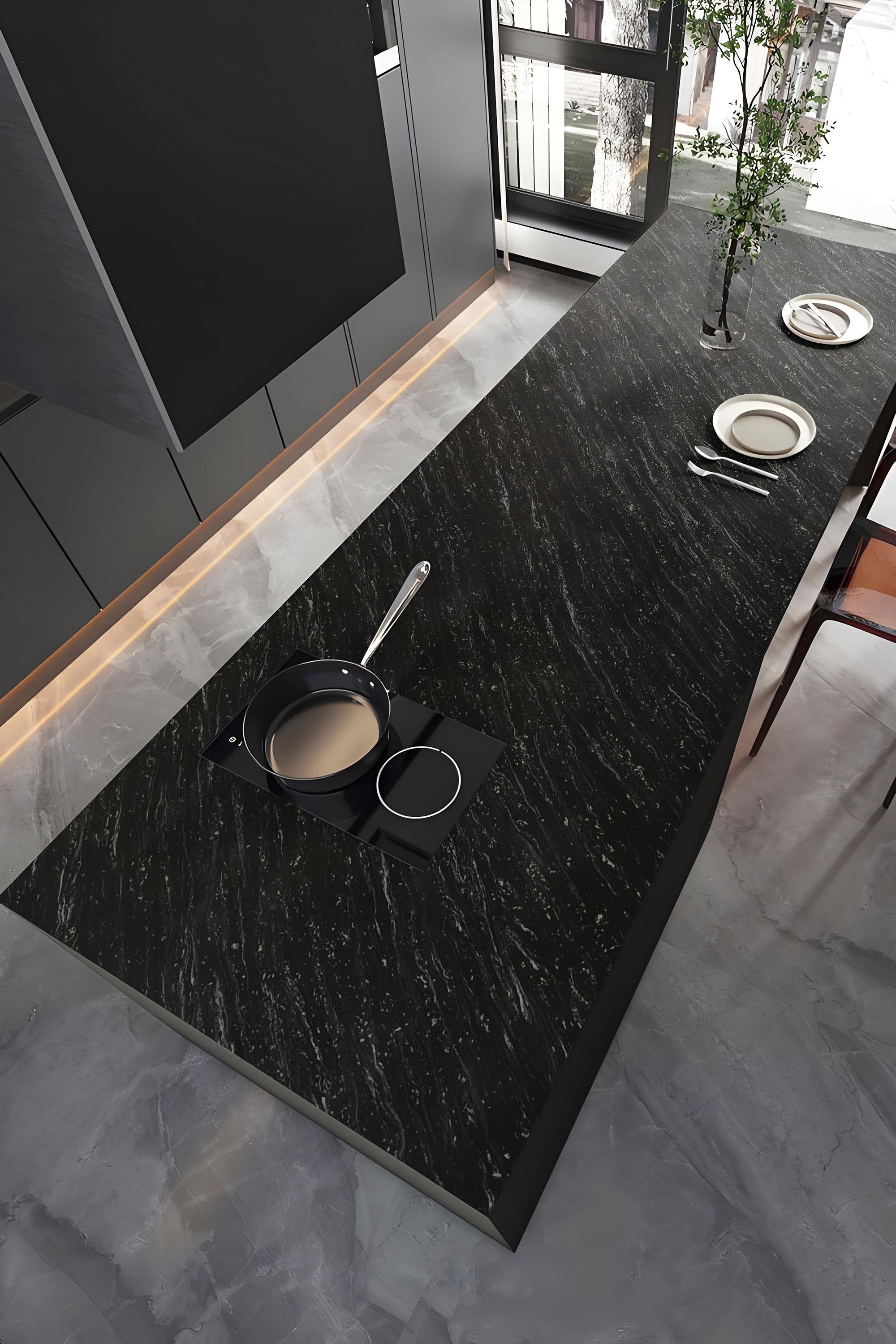 custom solid surface counter top