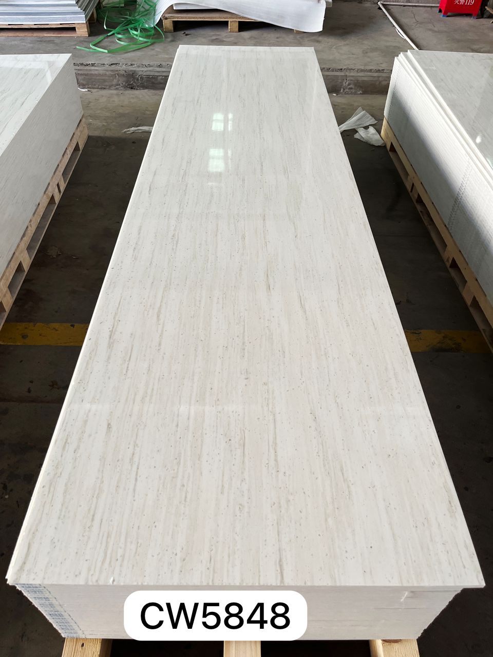 Koris Heat Resistant Acrylic resin sheets Solid Surface Slabs for Hotel Reception Desk Bathroom Vanity Top