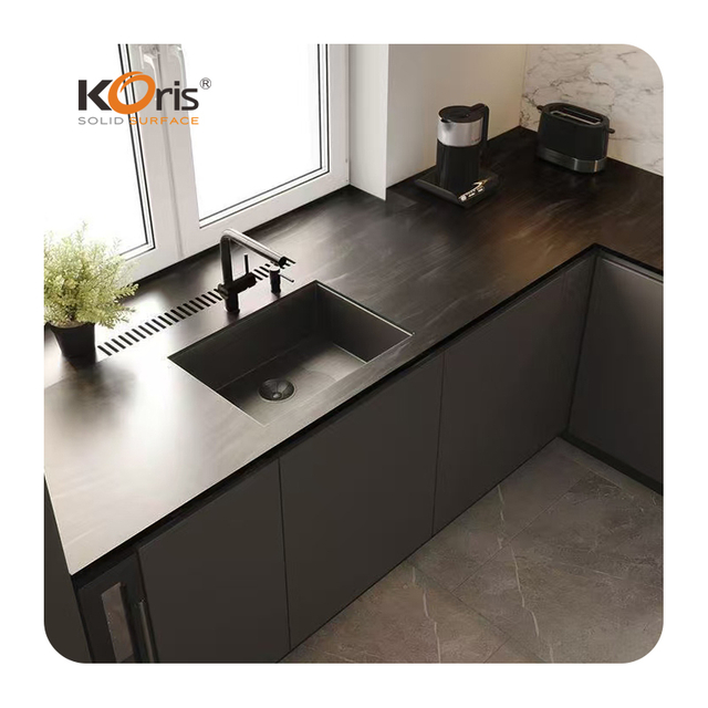 Solid surface undermount bathroom sinks Building surface