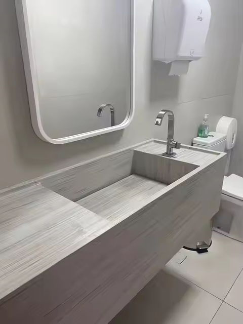 bathroom top vanity top marble look stone