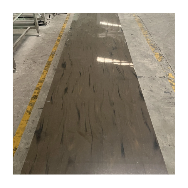 Wooden look marbel effect solid surface sheets for tops
