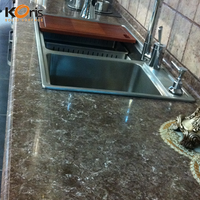 seamless countertops composite acrylic stone slabs corians