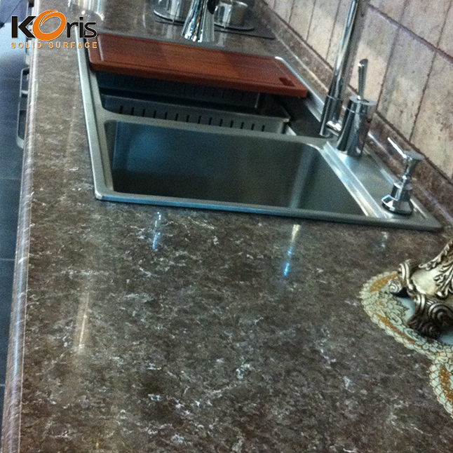 seamless countertops composite acrylic stone slabs corians