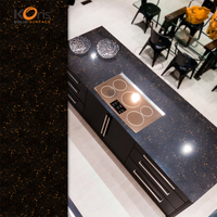 golden chips Acrylic solid surface sheet sink basins