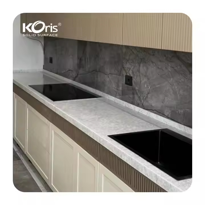 Solid Surface Sheets 6-30mm Acrylic Artificial Stone Korean Solid Surface for Countertop Table Tops