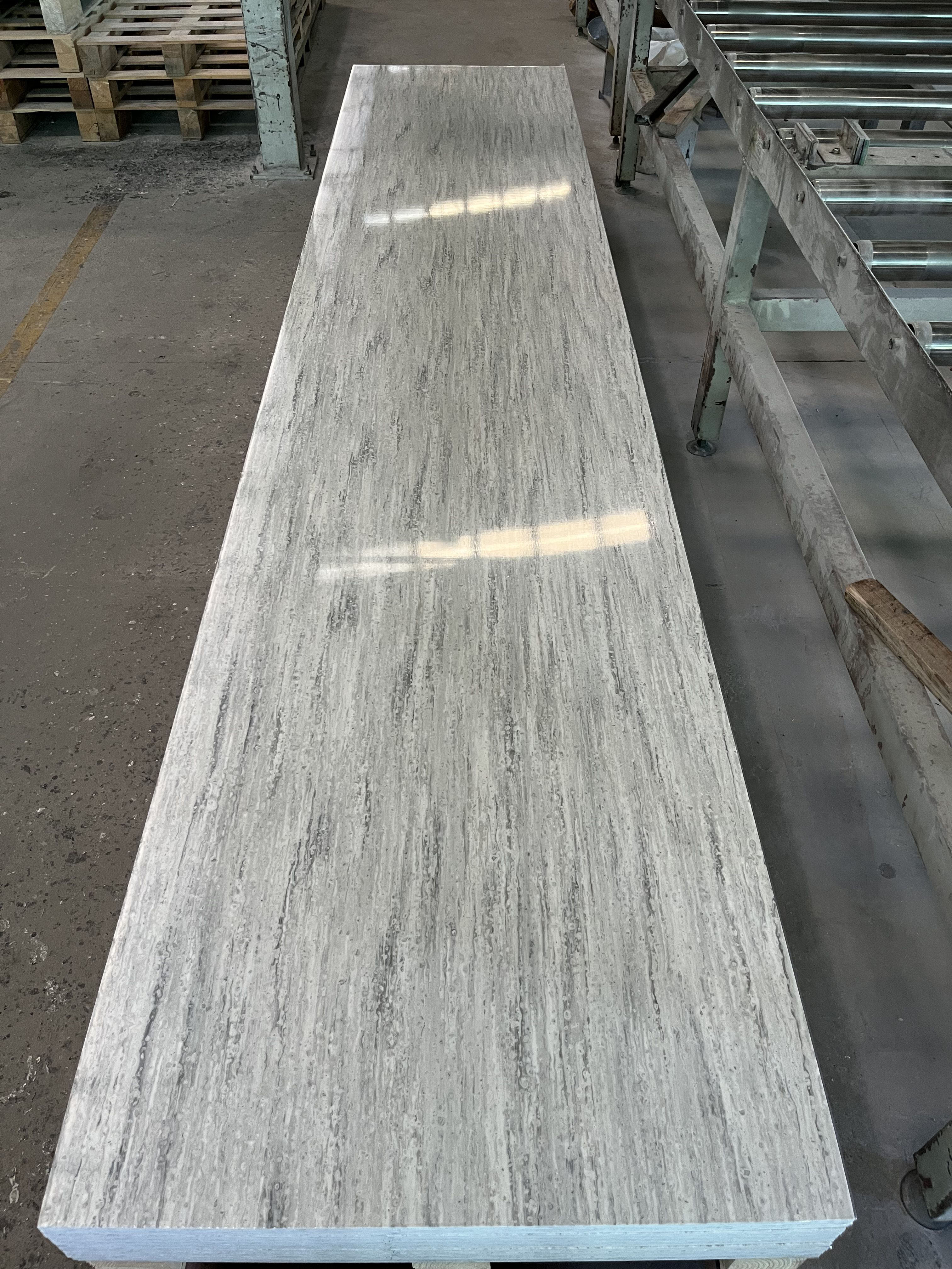 Korean 6mm 12mm Bending Artificial Stone Acrylic Solid Surface Sheets for Countertops Shower Tray Vanity Top