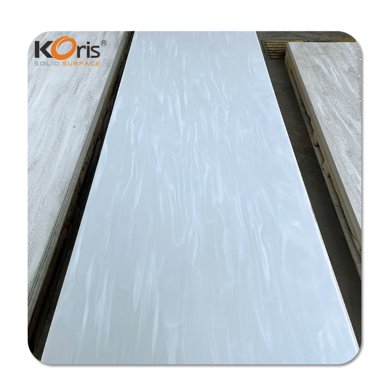 Acrylic one piece bathroom sink and countertop