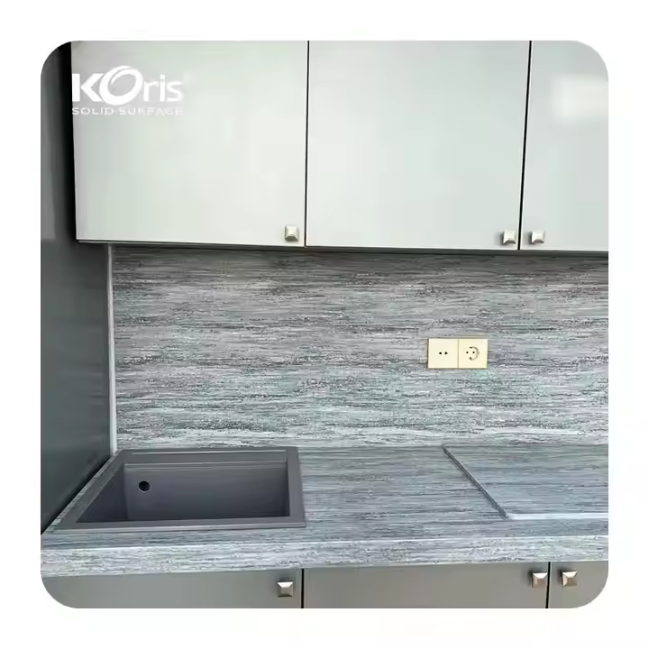 Corian solid surface rectangualar bathroom sink acrylic solid