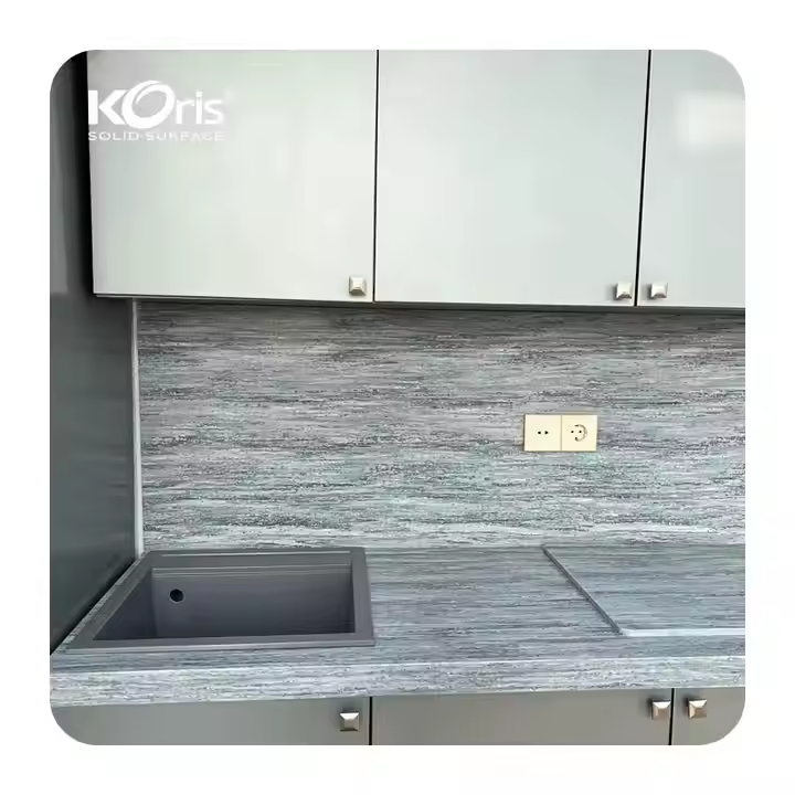 Corian solid surface rectangualar bathroom sink acrylic solid