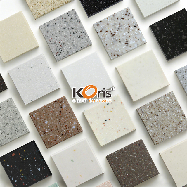 Duponts Corians Acrylic Solid Surface Big Slab Sheets White for Hotel 