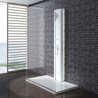 High-gloss acrylic shower tray
