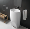 Custom design Acrylic Solid Surface Pedestal Sink
