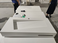Acrylic Solid Surface Under-mount Wash Basin
