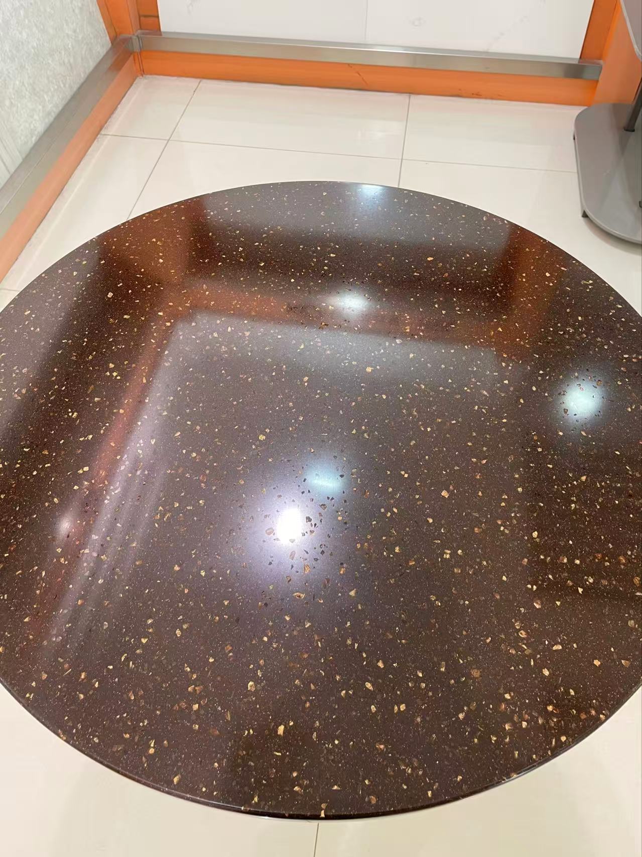 High Gloss Marble Look Acrylic Solid Surface Sheets for Coffee Table Top