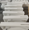Design Pure White Acrylic Solid Surface for Commercial Space Wall Hung Hand Wash Basins 
